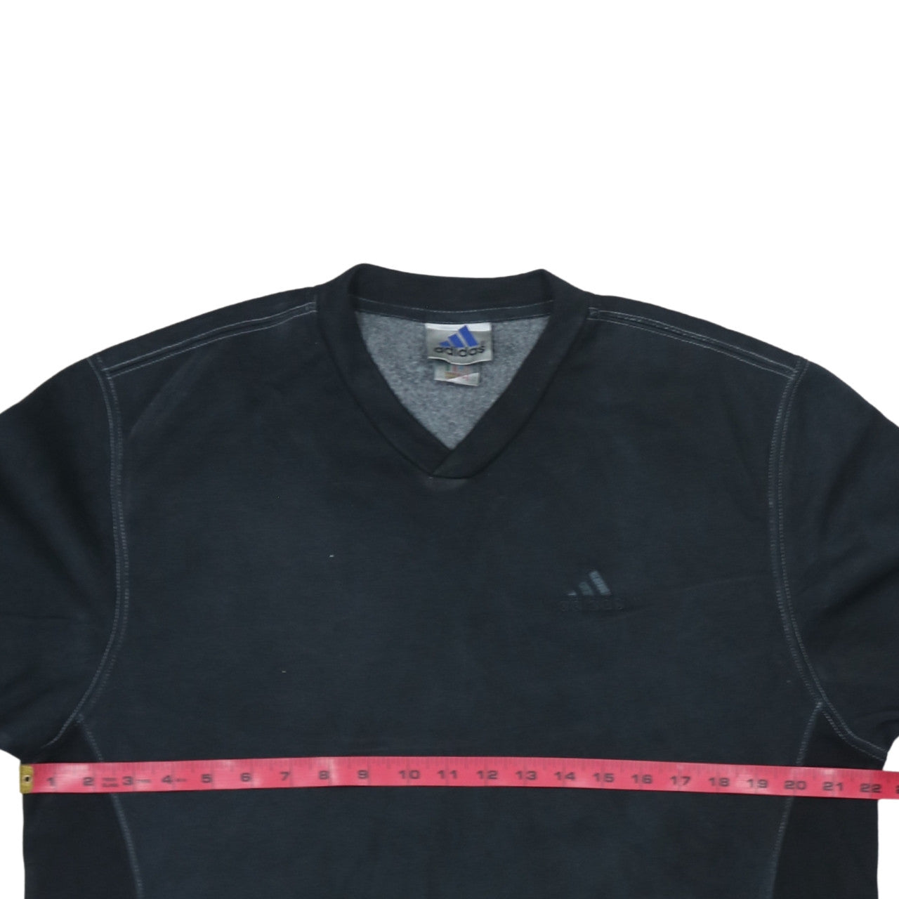 Adidas Men's Black V-Neck Pullover Sweatshirt Size L