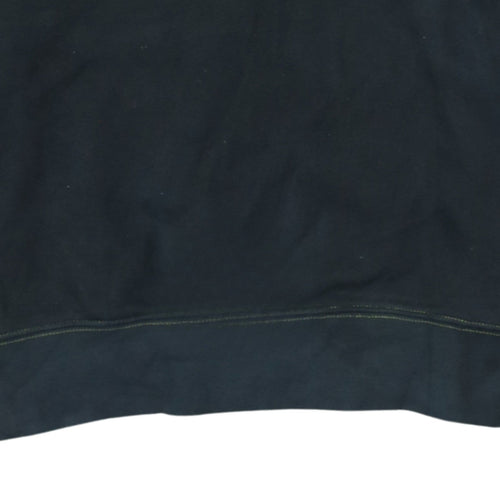 Nike Men’s Black Crew Neck Fleece Sweatshirt Size M Regular Fit