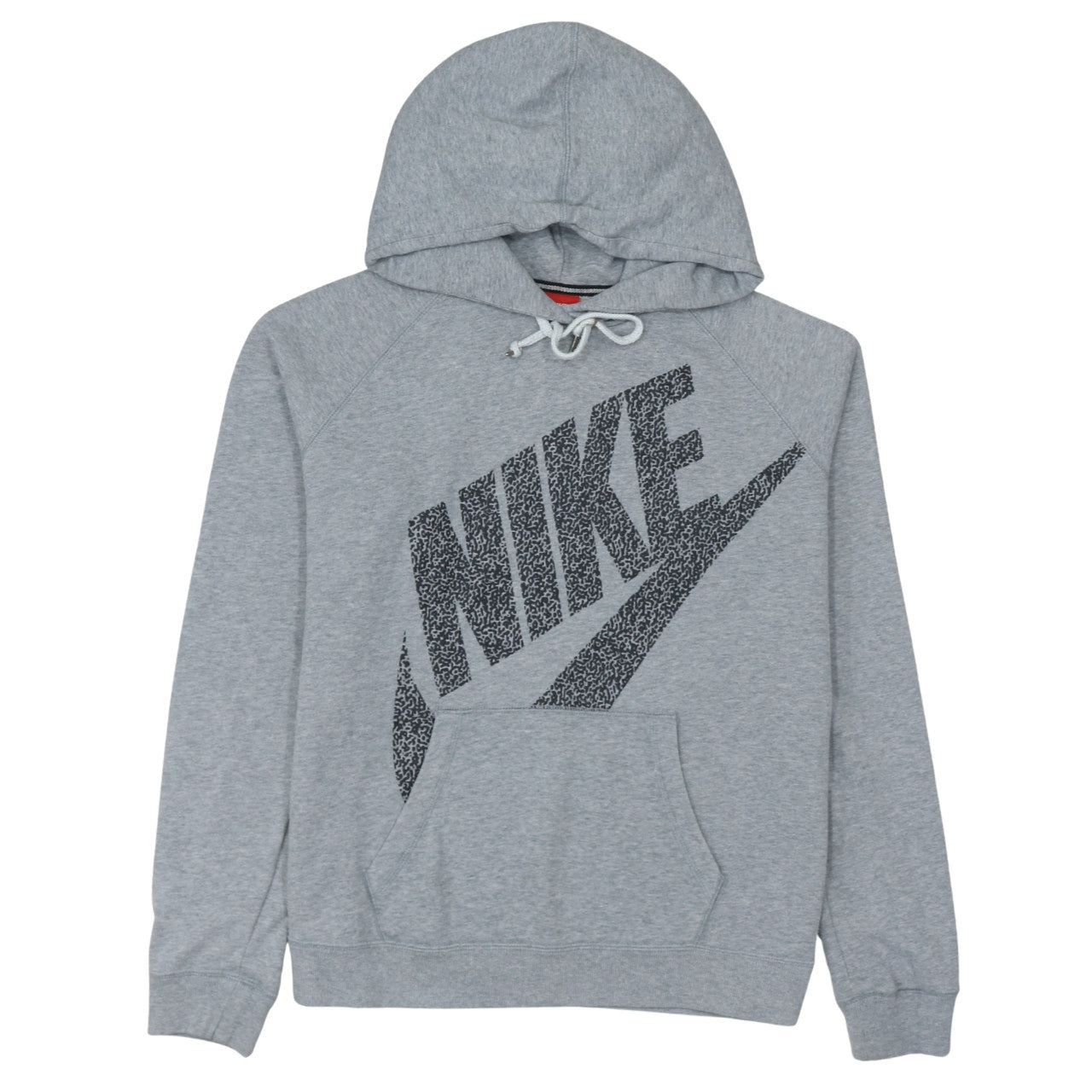 Nike Men's Grey Pullover Hoodie L Logo Graphic Sportswear