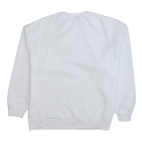 NBA Los Angeles Lakers White Sweatshirt Womens Small Crew Neck Pullover