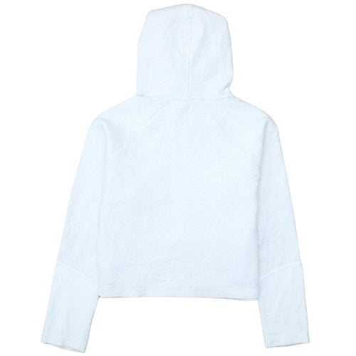 Puma Women Light Grey Pullover Hoodie Small Keeps You Dry