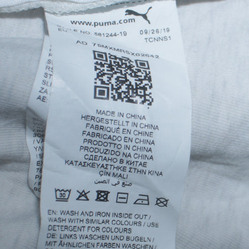 Puma Women Light Grey Pullover Hoodie Small Keeps You Dry
