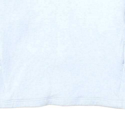 Puma Women Light Grey Pullover Hoodie Small Keeps You Dry