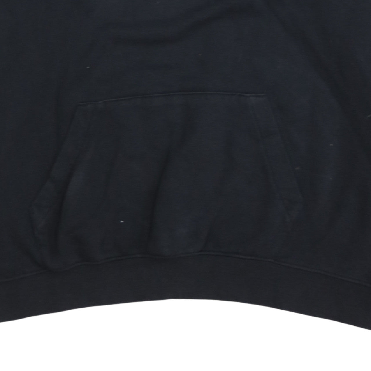 Nike Men's Black Small Pullover Hoodie with Pink Logo Print
