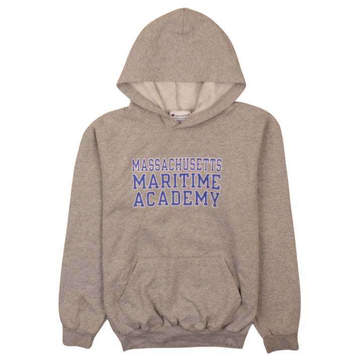 Champion Boys Grey Massachusetts Maritime Academy Pullover Hoodie YXL (14-16)