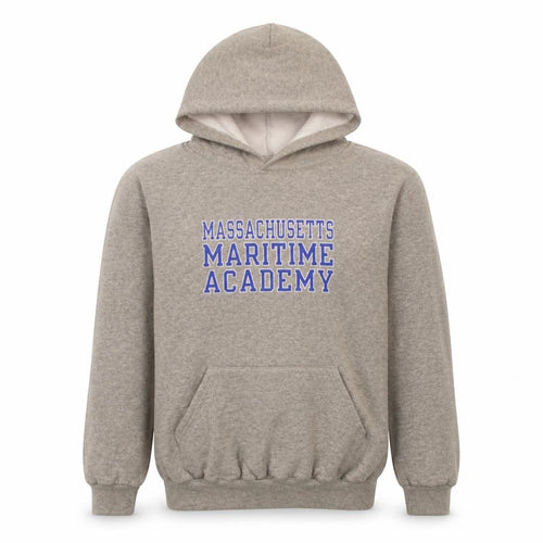 Champion Boys Grey Massachusetts Maritime Academy Pullover Hoodie YXL (14-16)