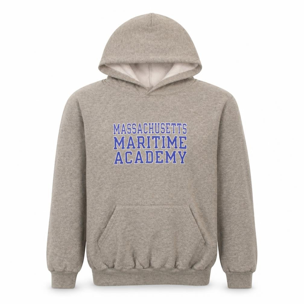 Champion Boys Grey Massachusetts Maritime Academy Pullover Hoodie YXL (14-16)