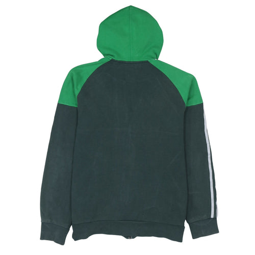 Adidas Men’s Green Full Zip Hoodie Size M Sportswear