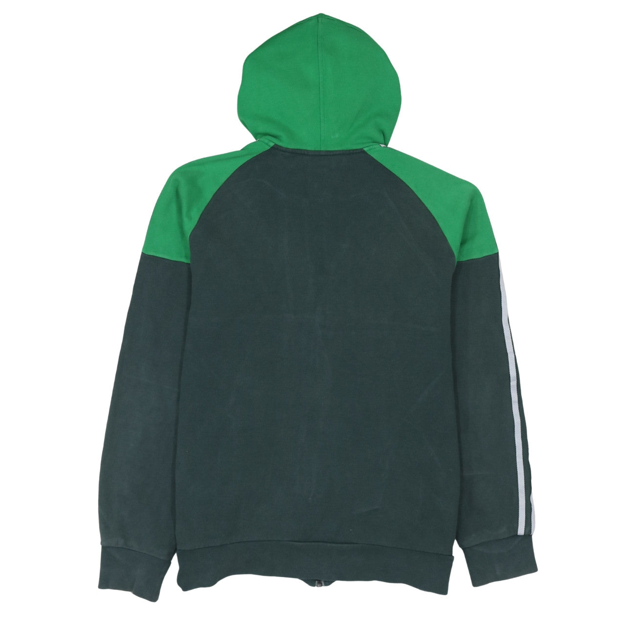 Adidas Men’s Green Full Zip Hoodie Size M Sportswear