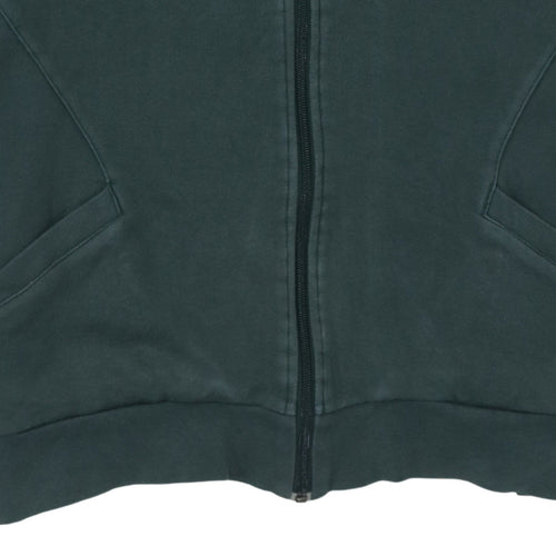 Adidas Men’s Green Full Zip Hoodie Size M Sportswear
