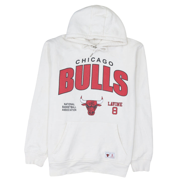 Primark NBA Men’s White 2XL Pullover Hoodie Chicago Bulls Logo Sweatshirt