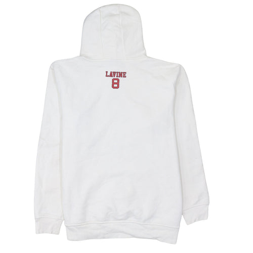 Primark NBA Men’s White 2XL Pullover Hoodie Chicago Bulls Logo Sweatshirt