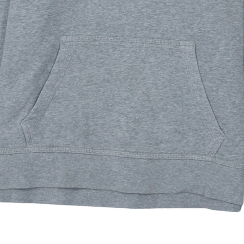 Nike Boys Grey Pullover Hoodie 158-170cm Classic Fleece Sweatshirt