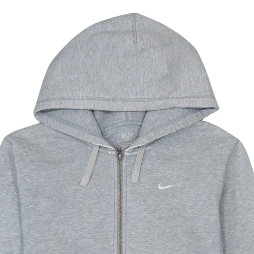 Nike Men's Grey Full Zip Hoodie Medium Athletic Dept Cotton Blend