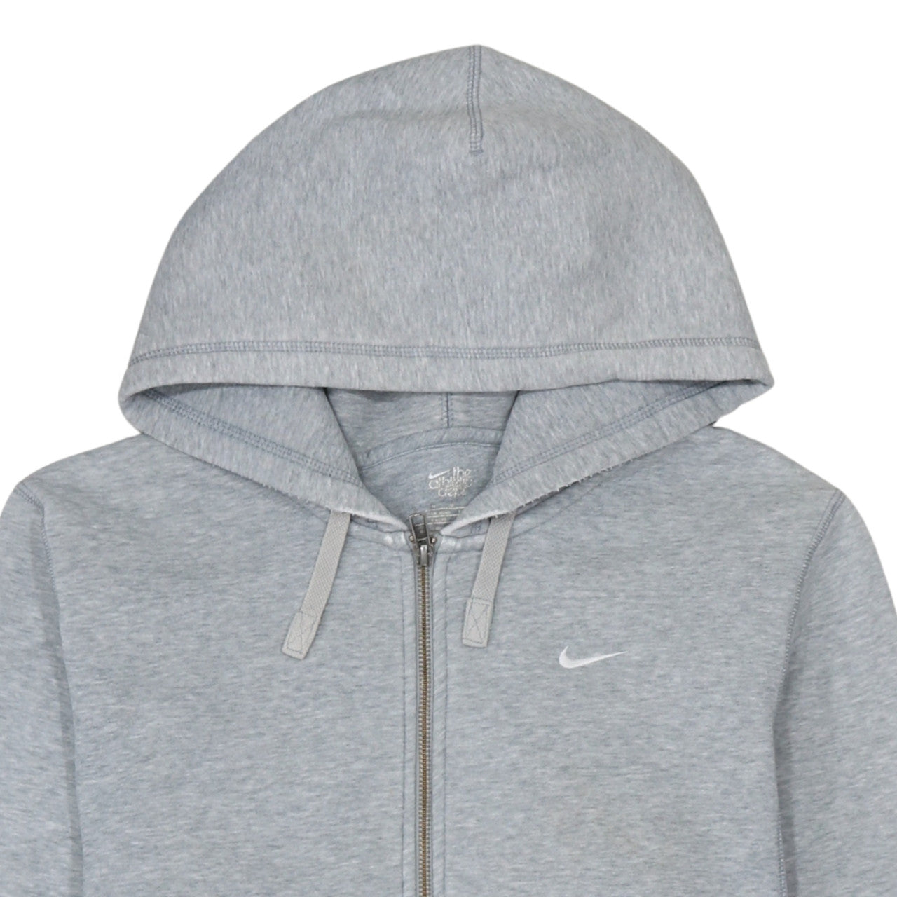 Nike Men's Grey Full Zip Hoodie Medium Athletic Dept Cotton Blend