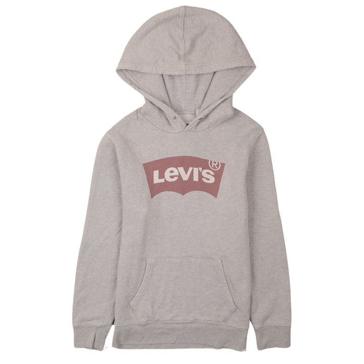Levi's Men's Grey XS Pullover Hoodie Logo Graphic Sweatshirt
