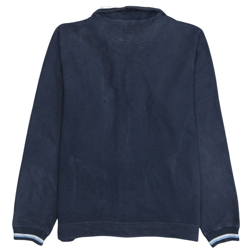 Champion Men’s Blue L Track Jacket Full Zip Fleece Sportswear
