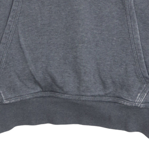 Nike Men's Grey Pullover Hoodie Small Logo Fleece Sweatshirt