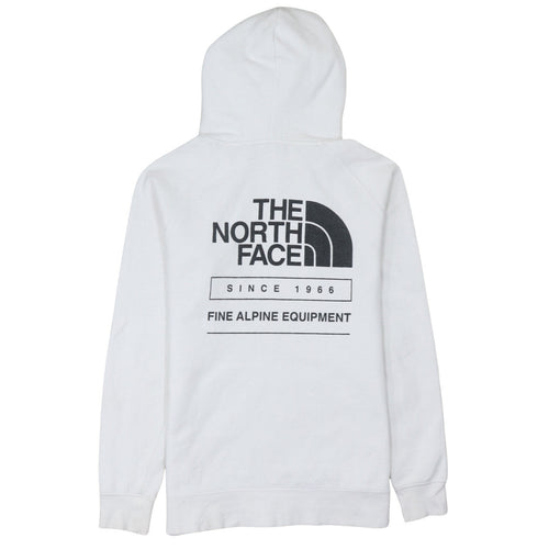 The North Face Women's White Pullover Hoodie M Cotton Blend