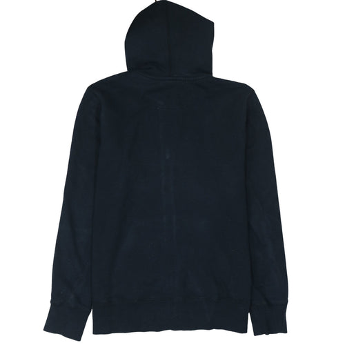 Nike Men's Black Full Zip Hoodie Large Cotton Fleece Sportswear