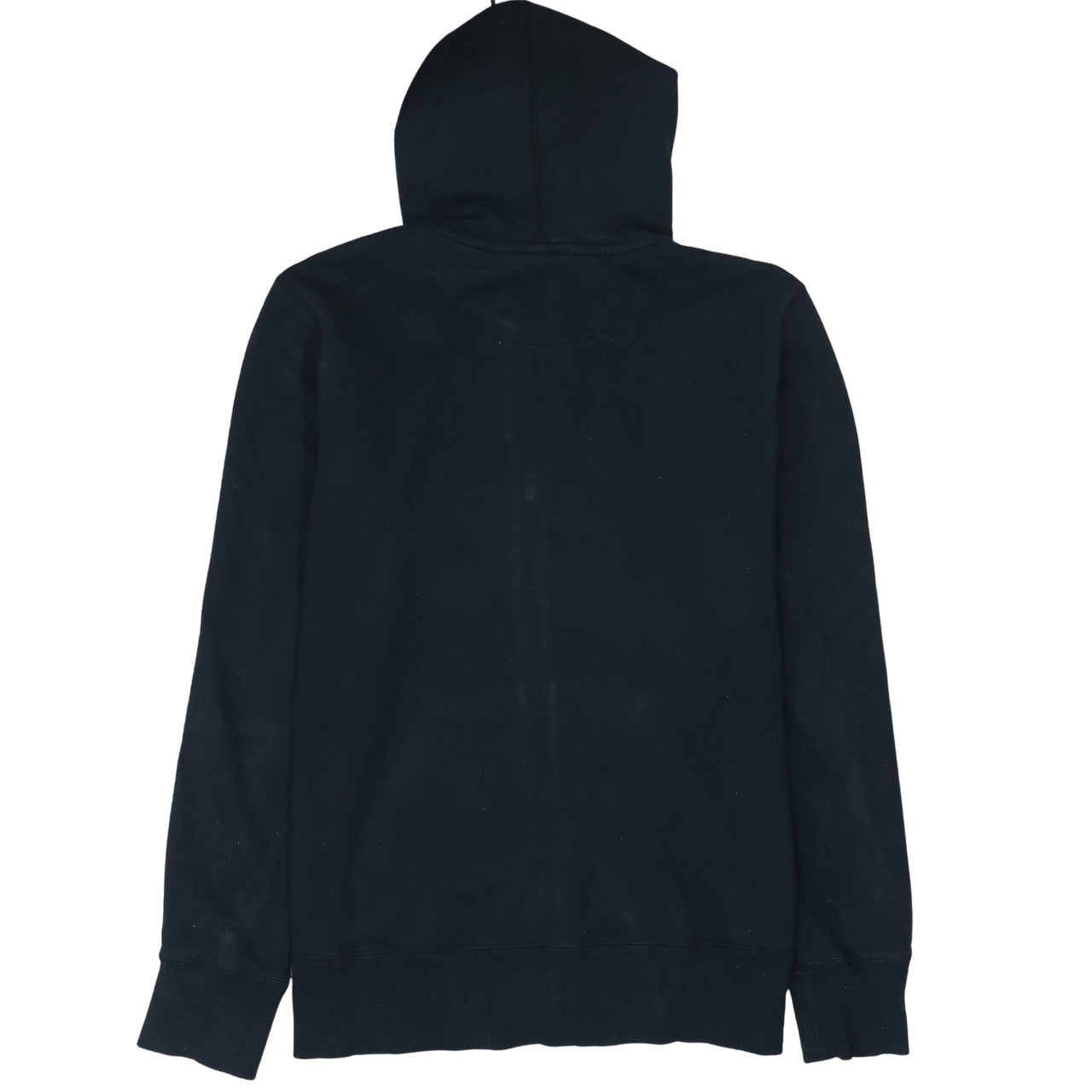 Nike Men's Black Full Zip Hoodie Large Cotton Fleece Sportswear