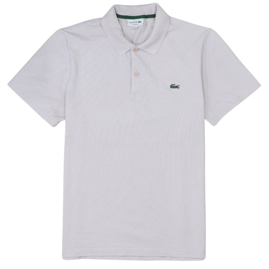 Lacoste Men's White Regular Fit Cotton Polo Shirt Size M