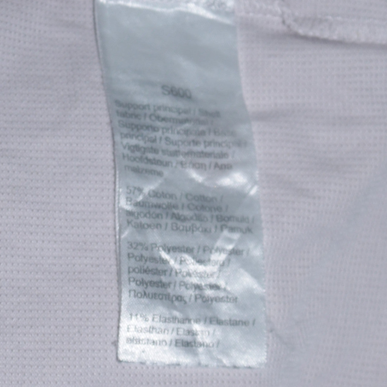 Lacoste Men's White Regular Fit Cotton Polo Shirt Size M