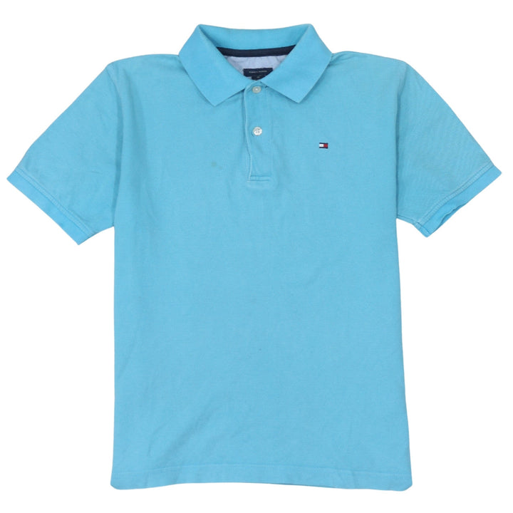 Tommy Hilfiger Boys Blue Polo Shirt 12-14 Years Cotton Short Sleeve