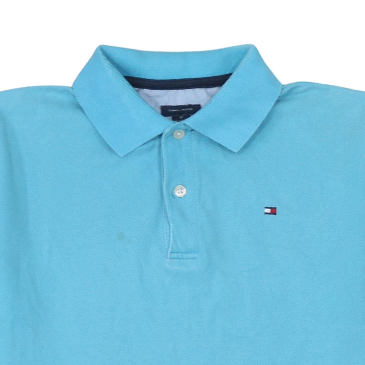 Tommy Hilfiger Boys Blue Polo Shirt 12-14 Years Cotton Short Sleeve
