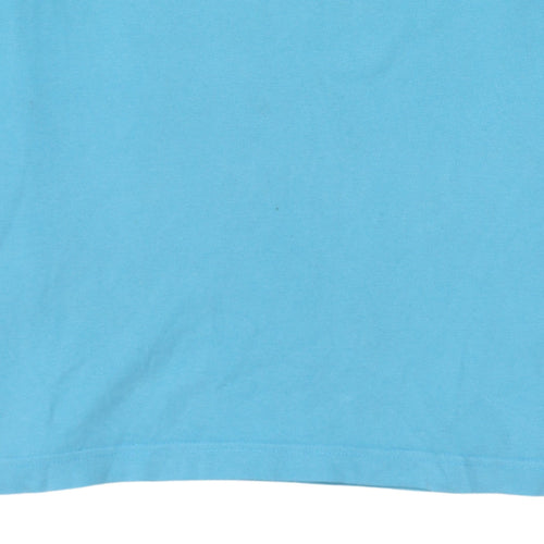 Tommy Hilfiger Boys Blue Polo Shirt 12-14 Years Cotton Short Sleeve