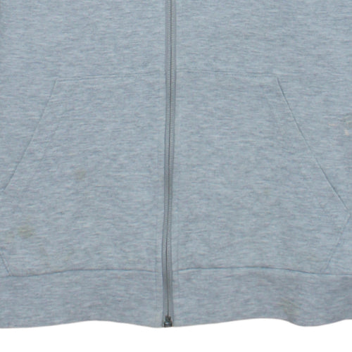Adidas Men's Grey Full Zip Hoodie Small Regular Fit