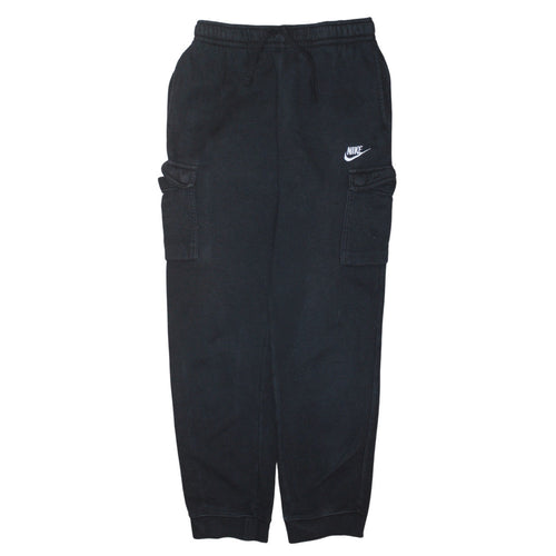 Nike Boys Black XL Jogger Activewear Trousers Fleece Pockets Drawstring