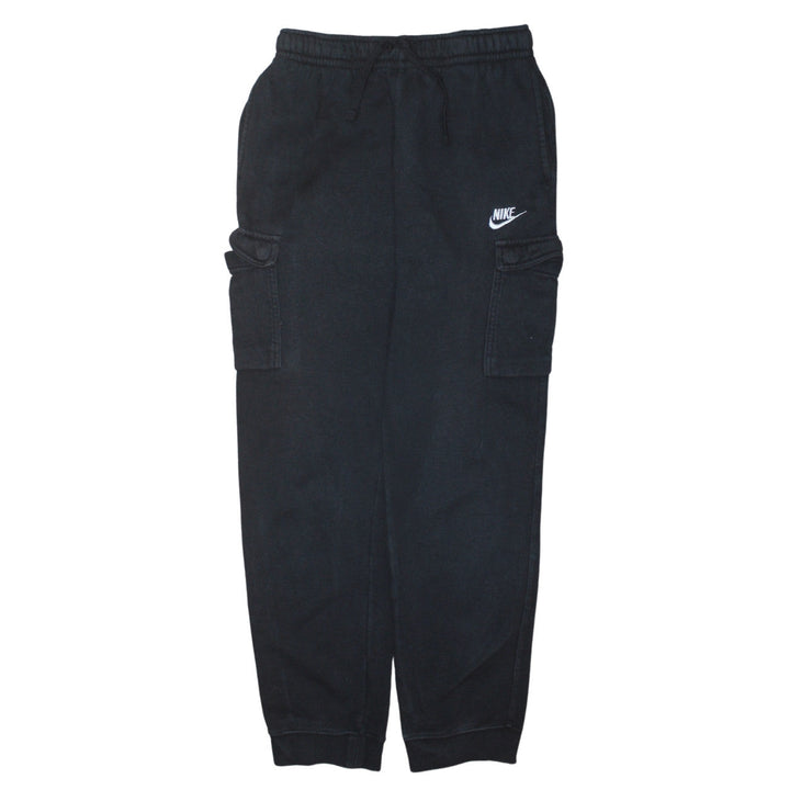 Nike Boys Black XL Jogger Activewear Trousers Fleece Pockets Drawstring