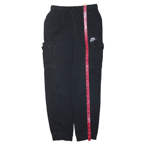 Nike Boys Black XL Jogger Activewear Trousers Fleece Pockets Drawstring