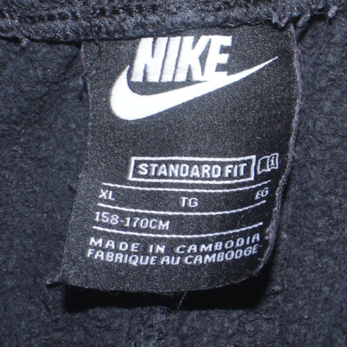 Nike Boys Black XL Jogger Activewear Trousers Fleece Pockets Drawstring
