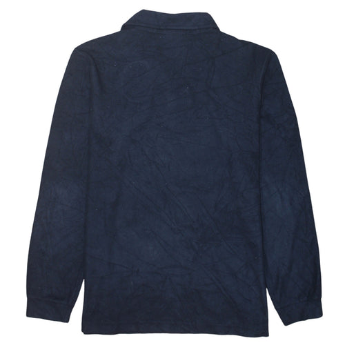 Champion Men’s Blue 1/4 Zip Fleece Sweatshirt Size L Regular Fit