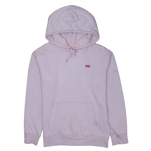Levi's Men's Pink XS Pullover Hoodie with Logo