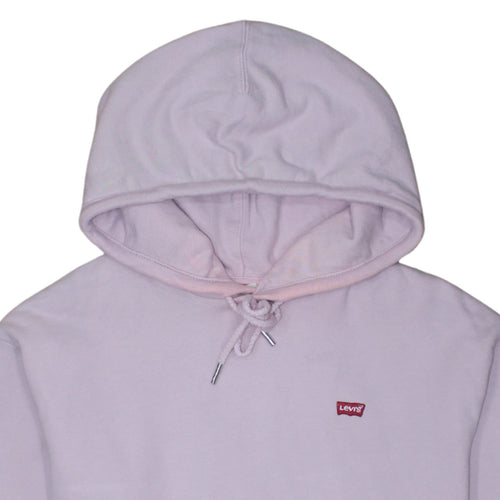 Levi's Men's Pink XS Pullover Hoodie with Logo