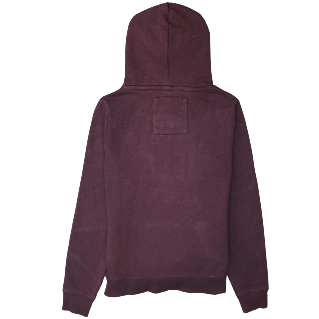 Diesel Womens Burgundy Pullover Hoodie M Classic Cotton Blend