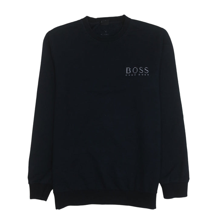 Hugo Boss Men's Black Regular Fit Logo Sweatshirt Size L