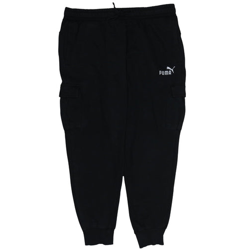 Puma Men's Black XL Cargo Jogger Sweatpants Activewear Trousers