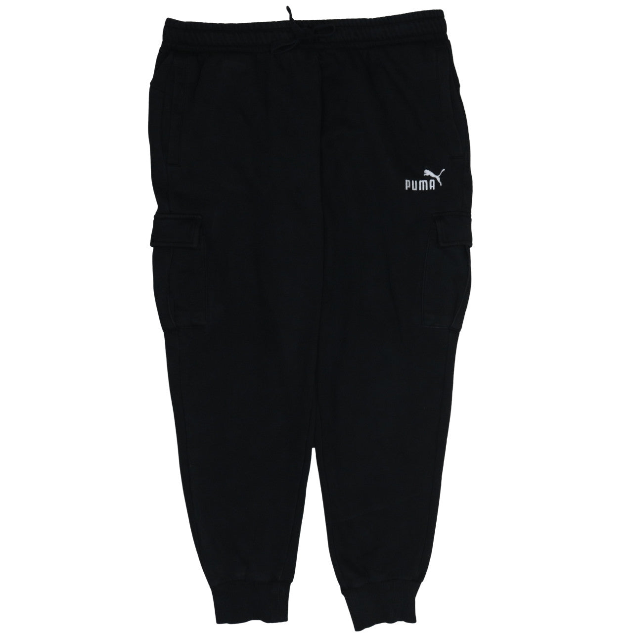 Puma Men's Black XL Cargo Jogger Sweatpants Activewear Trousers