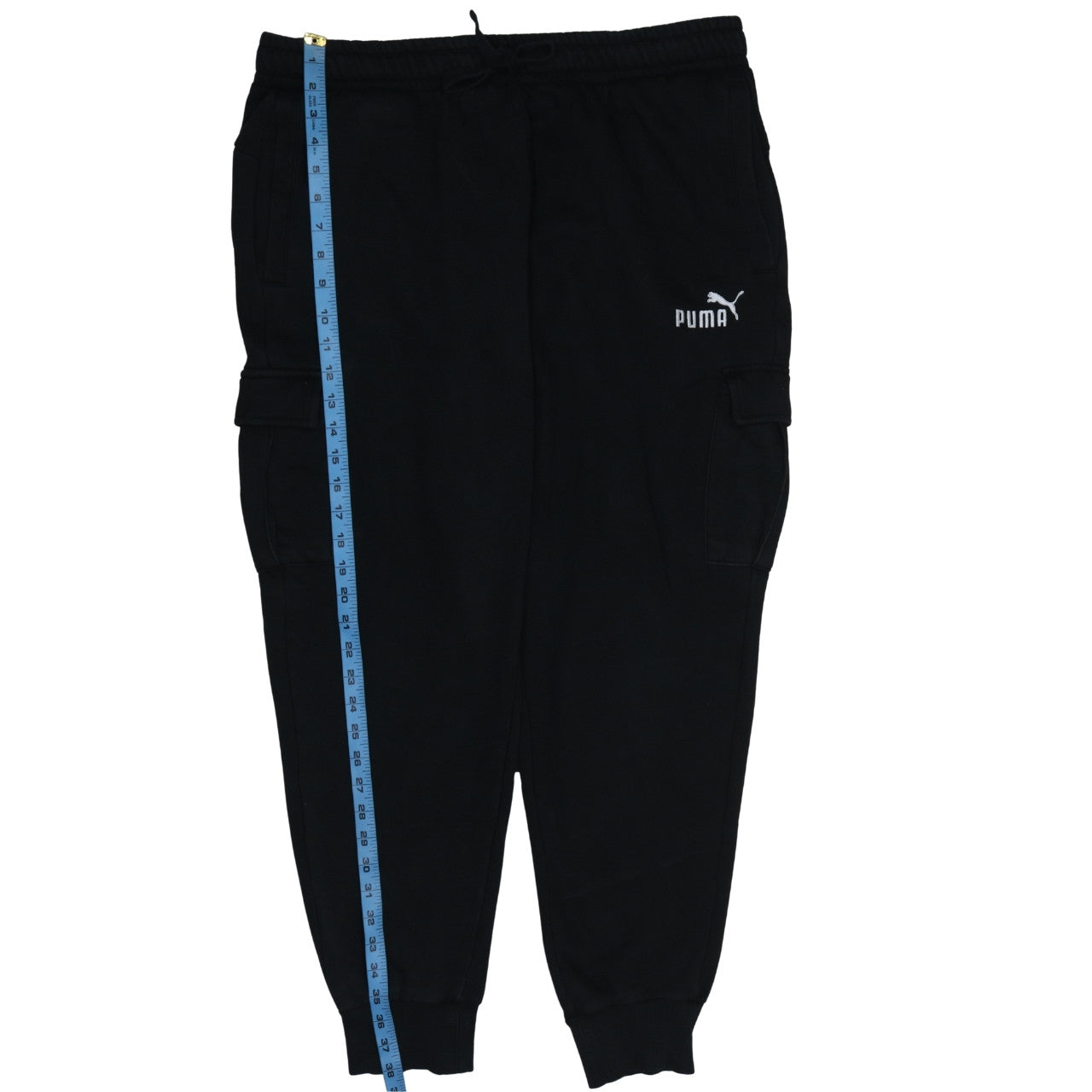 Puma Men's Black XL Cargo Jogger Sweatpants Activewear Trousers