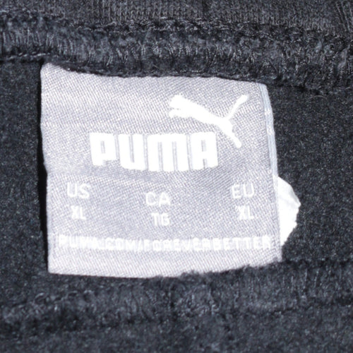 Puma Men's Black XL Cargo Jogger Sweatpants Activewear Trousers