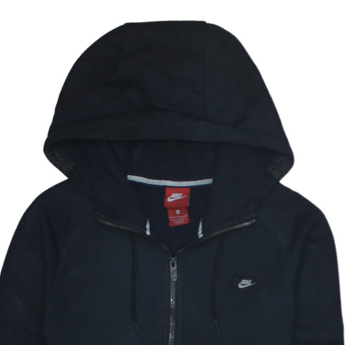 Nike Men's Black Small 1/2 Zip Hooded Fleece Sweatshirt