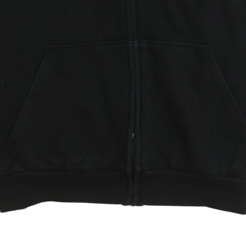 Puma Men’s Black Full Zip Hoodie Medium Fleece Sportswear