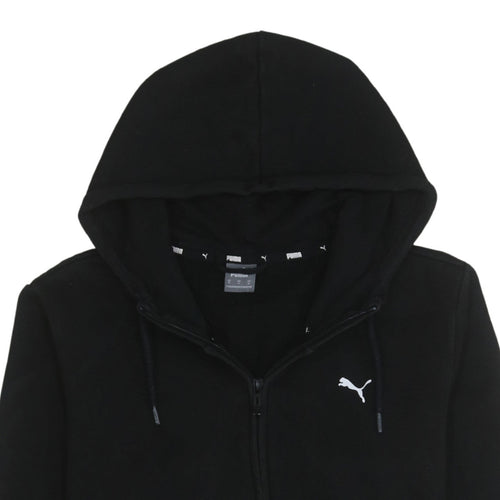 Puma Men’s Black Full Zip Hoodie Medium Fleece Sportswear