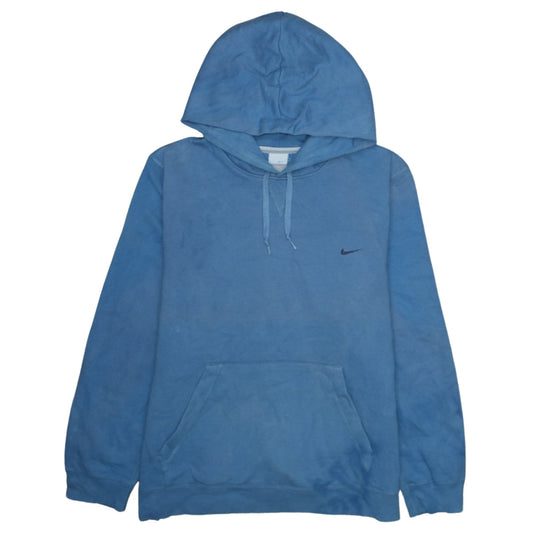Nike Men's Blue Pullover Hoodie Medium Regular Fit Sportswear