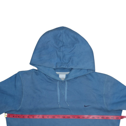 Nike Men's Blue Pullover Hoodie Medium Regular Fit Sportswear