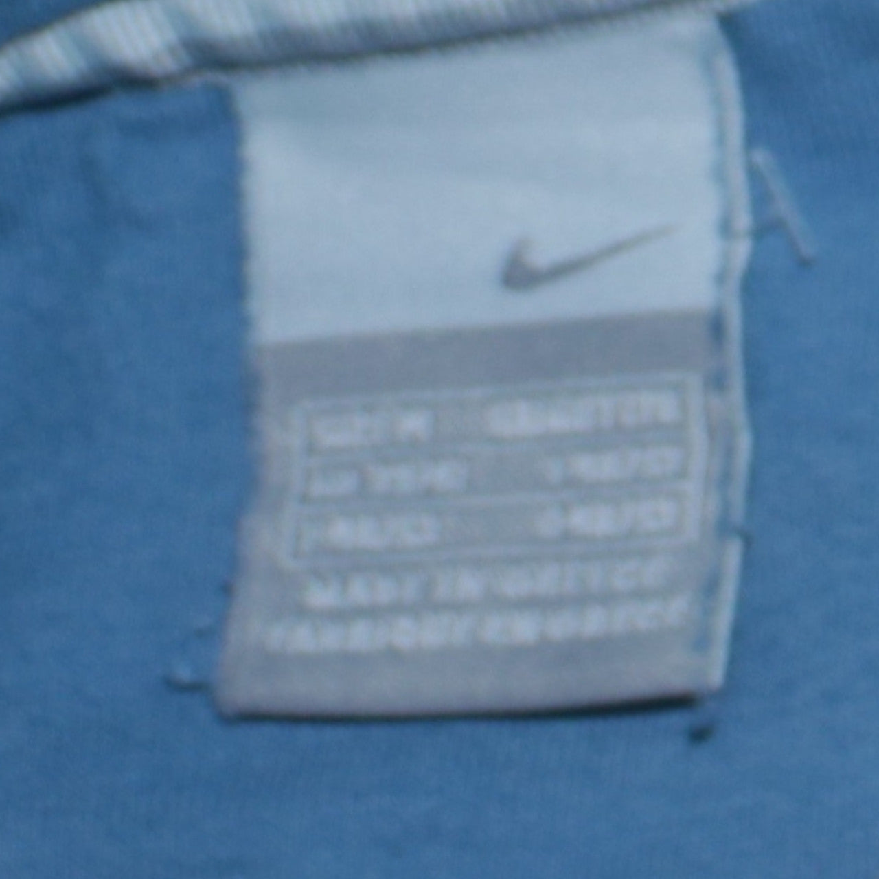 Nike Men's Blue Pullover Hoodie Medium Regular Fit Sportswear